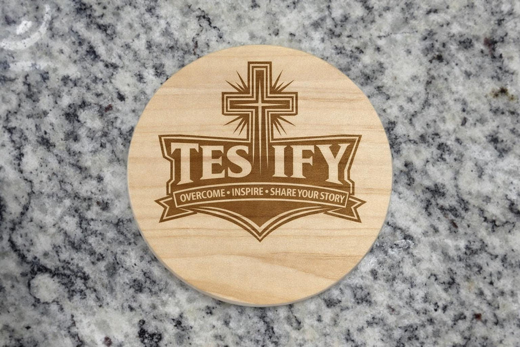 Personalized Wood Coasters | Custom Engraved Coasters | Name Initial Coasters | Housewarming Gift
