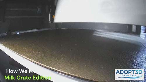 Mini Milk Crate Organizer | 3D Printed Storage Crate | Desk Organizer | Mini Crate Decor